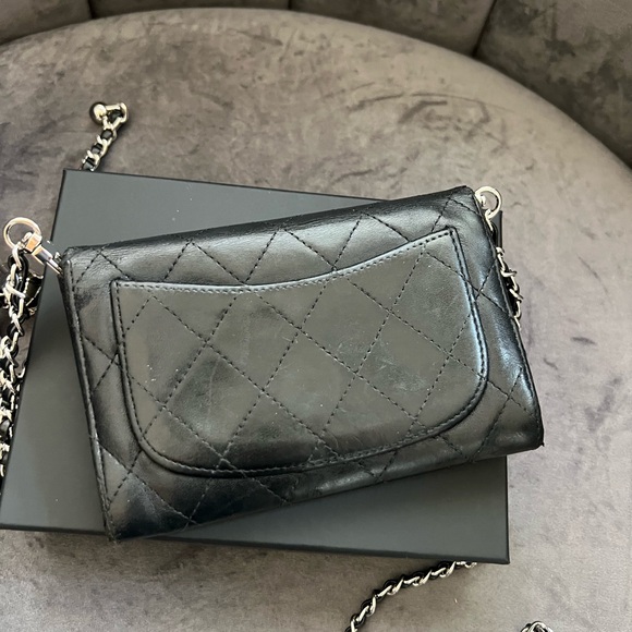 Reserved-CHANEL Matelasse gusseted flap wallet - Picture 11 of 17